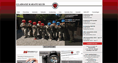 Desktop Screenshot of gladsaxekarateklub.dk